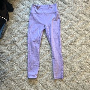women's purple fabletics leggings